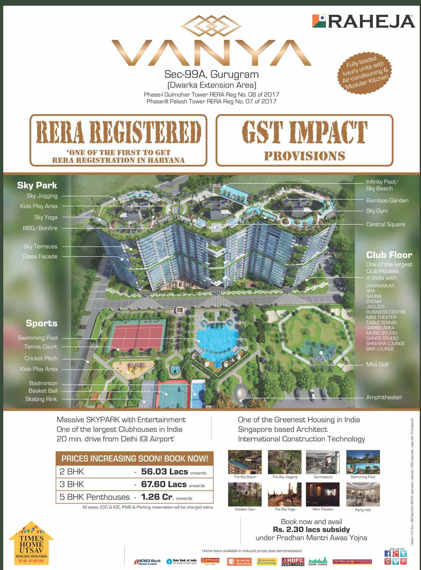 Raheja Vanya is now RERA Registered